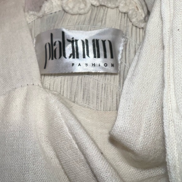 Brand new never worn flowy cream colored maxi dress - Picture 2 of 2